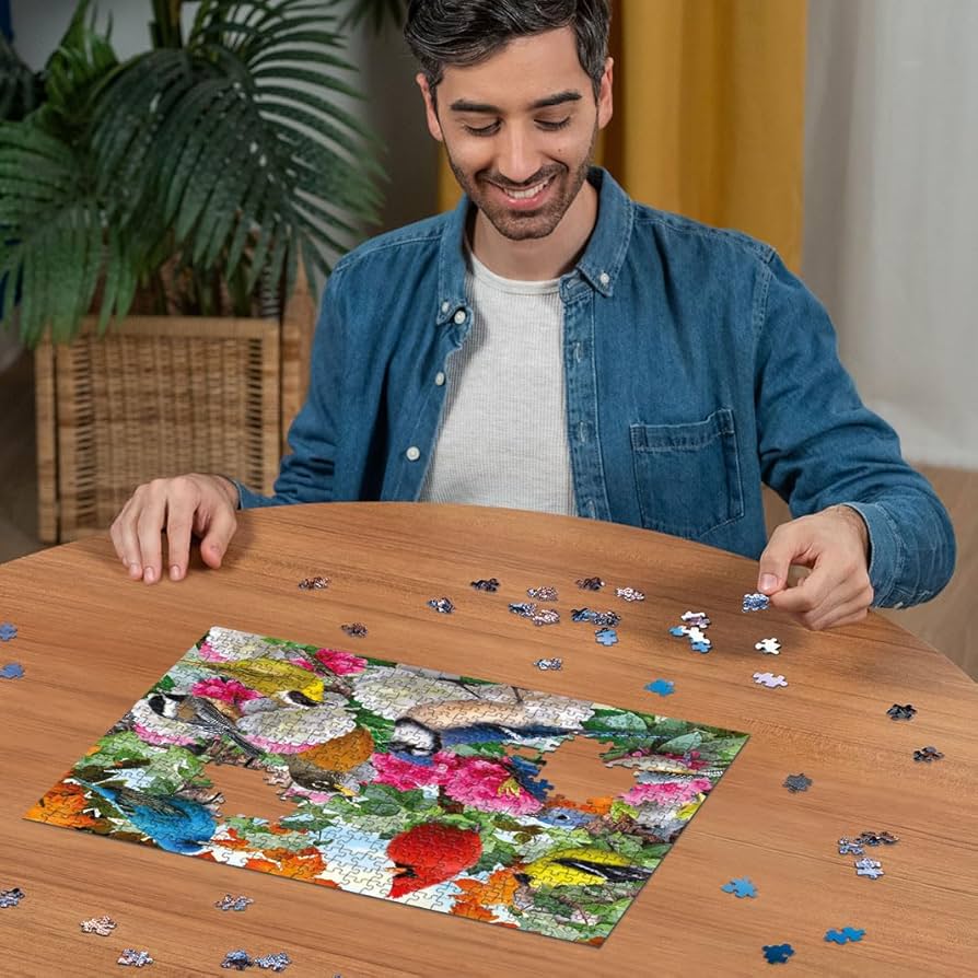 Amazon.com: Ravensburger Garden Birds 500 Piece Jigsaw